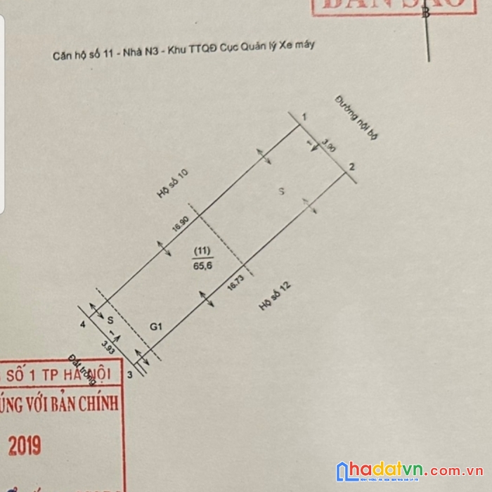 Bán nhà xuân la 66m x 6 tầng, mt: 3.9m