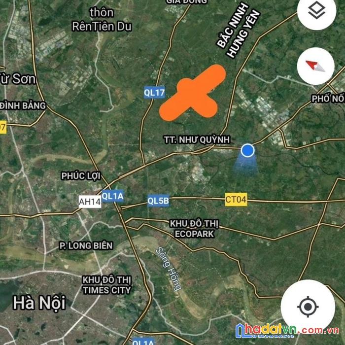 Sở hữu ngay lô đất đẹp vị trí đắc địa tại đội 13, thôn hành lạc, tt như quỳnh, huyện văn lâm, hưng