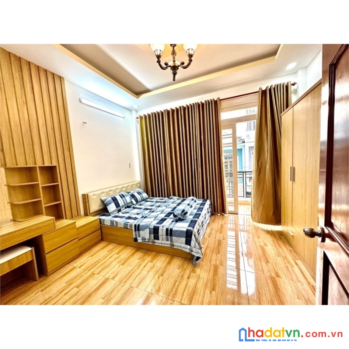 Nhà đẹp phan huy ích, gò vấp – hxh, 4 tầng, tặng full nội thất, 6.35 tỷ