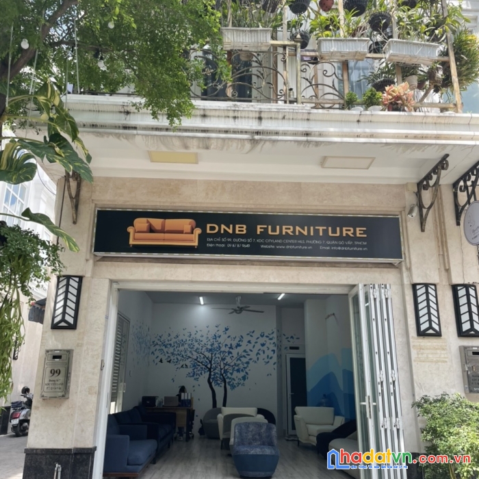 Cho thuê mặt bằng 45m2, căn góc 2 mặt tiền, đường số 7 kdc ctyland center hill, phường 7. quận gò