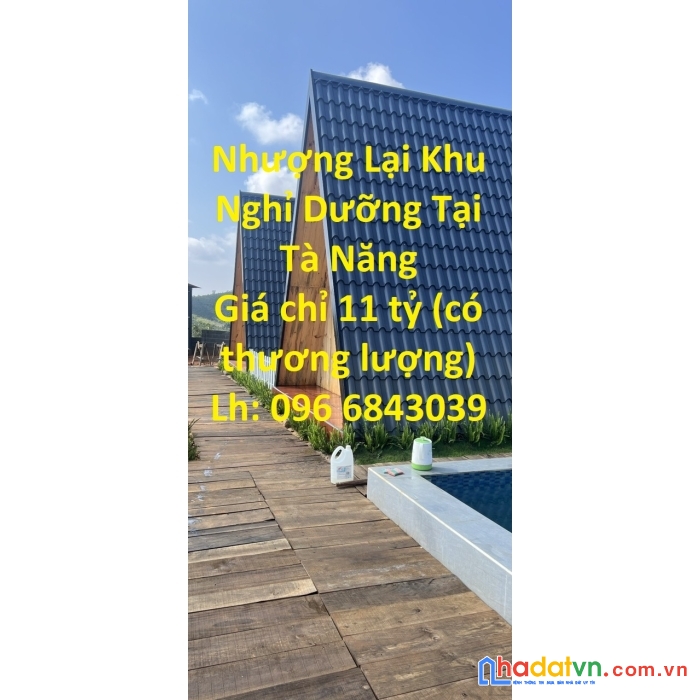 Nhượng lại khu nghỉ dưỡng tại tà năng