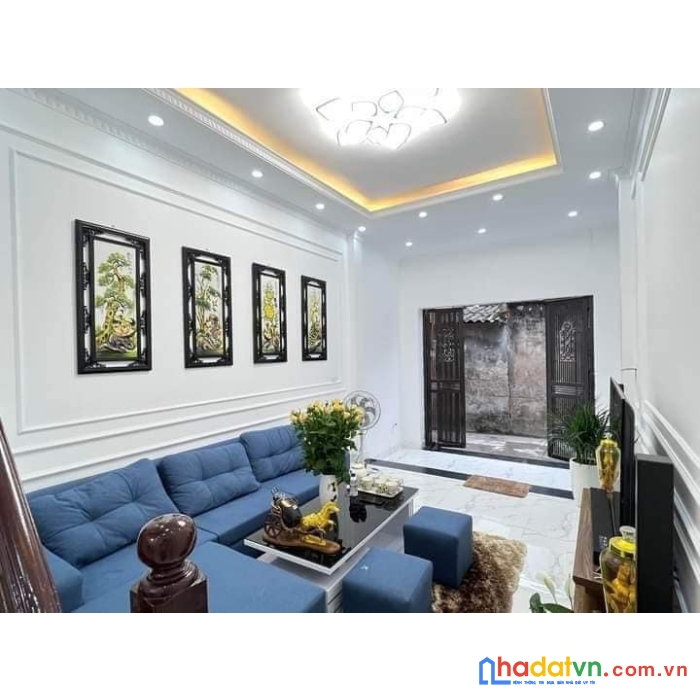 Bán nhà nguyễn an ninh hoàng mai hà nội 50m2x5tx6m mặt tiền. gara 7 chỗ thang máy nhập khẩu.
