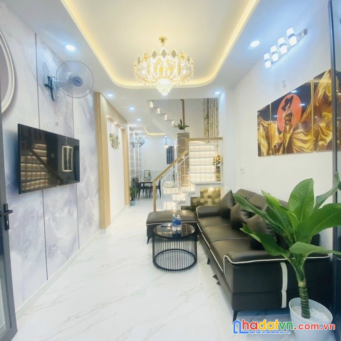 Bán nhà hxh thống nhất, p16 gòvấp 33m trệt lầu 2pn 2wc 3tỷ89, full nt