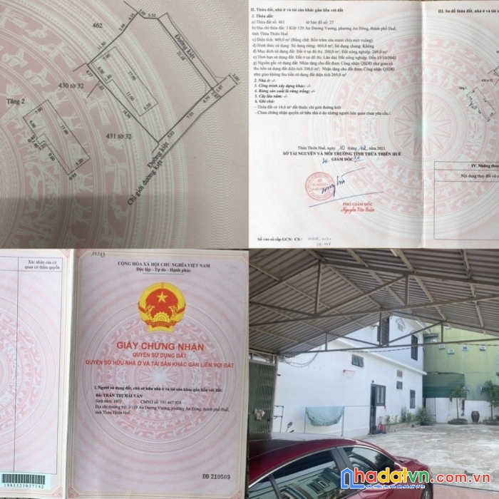 Chính chủ cần bán gấp căn nhà 3 kiệt 129 an dương vương, phường an đông, tp huế.