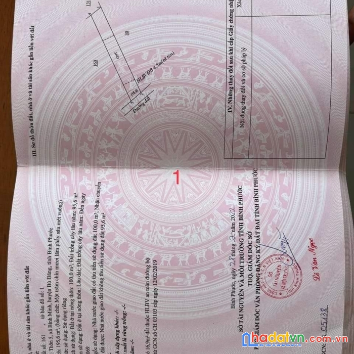 Sở hữu ngay lô đất vị trí đắc địa tại xã bình minh, bù đăng,  bình phước