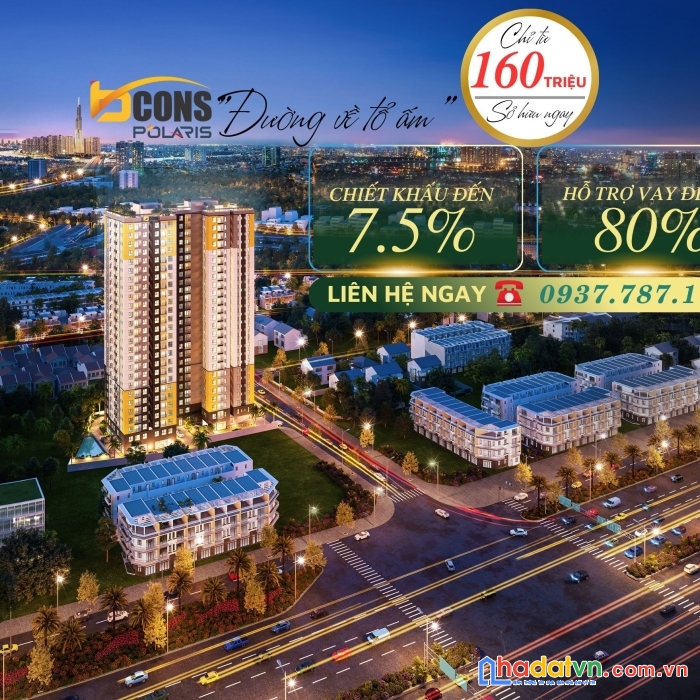 Siêu phẩm căn hộ bcons liền kề phạm văn đồng thanh toán chỉ 10% ký hđmb - ck 7.5% gtch.