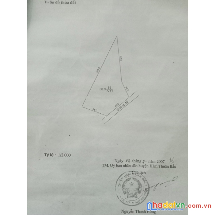 Sở hữu ngay 10711m2 đất chính chủ  thôn xuân điền, xã hàm hiệp, hàm thuận bắc
