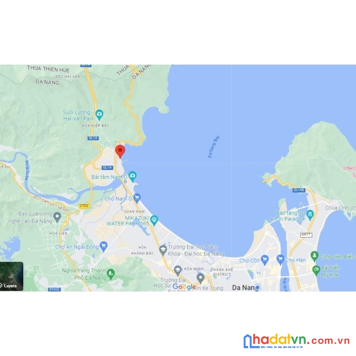 Đất mặt biển vịnh kinh liên, 1038m2, ngang 22, 16 tỷ