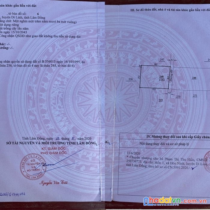 Sở hữu ngay lô đất đẹp vị trí đắc địa tại xã hoà ninh, di linh, lâm đồng