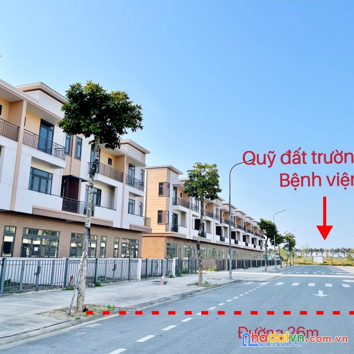 Bán nhà phố trục thông đường 26m chỉ từ 6 tỷ xxx sổ hồng lâu dài