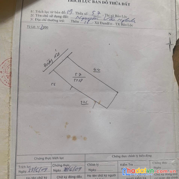 Sở hữu ngay lô đất đẹp vị trí đắc địa tại thôn 10, xã đambri, tp bảo lộc, lâm đồng