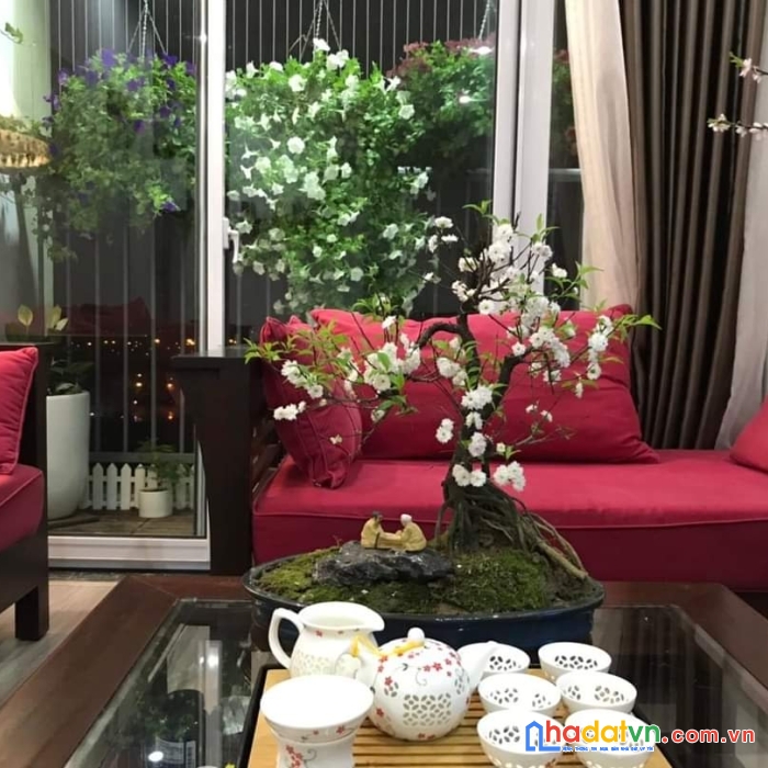 Bán căn hộ chung cư the golden an khánh 32t cửa tây nam ban công đông bắc, 2 phòng ngủ, sổ hồng