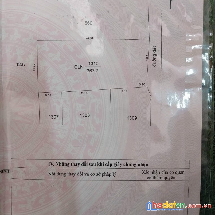 Lô đất chính chủ vị trí đẹp tại ấp trâm vàng 1, xã thanh phước, huyện gò dầu - tây ninh