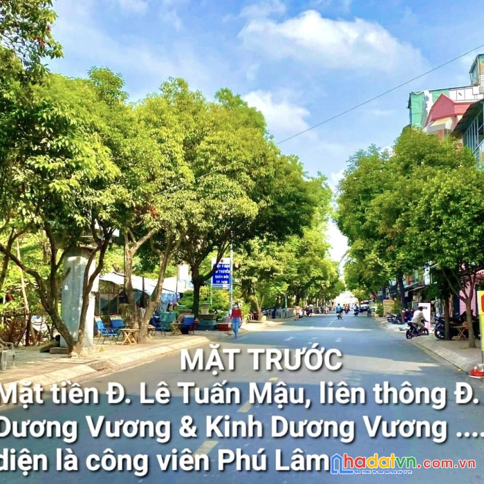 Lê tuấn mậu, q.6 - 6 tầng, 2 mặt tiền trước & sau - đối diện công viên - thích hợp kd đa ngành
