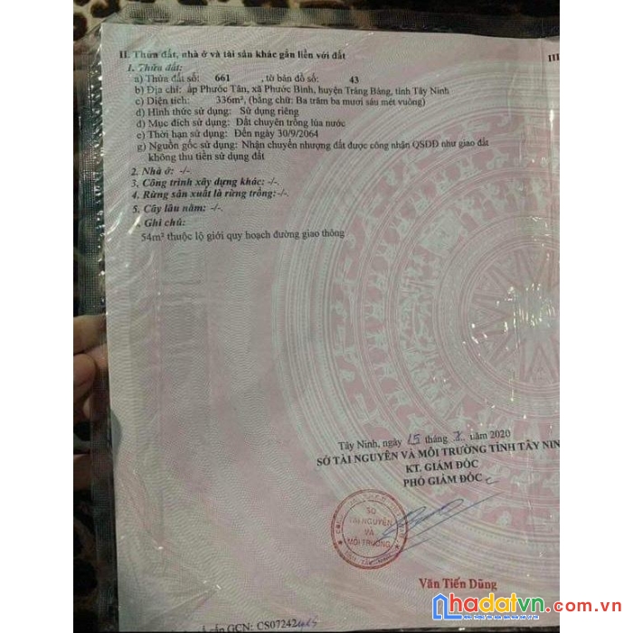 Sở hữu ngay lô đất đẹp vị trí đắc địa tại thị xã trảng bàng, tỉnh tây ninh.