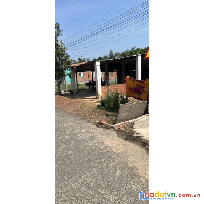 Bán nhanh lô đất thổ cư mặt tiền tại ấp bưng rò, xã hòa hội, huyện châu thành - tây ninh