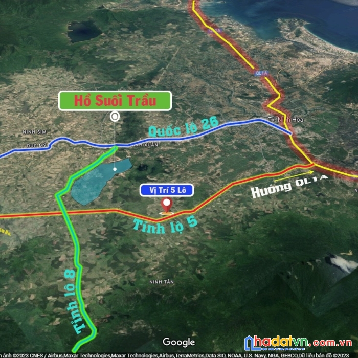 Mở bán 5 lô sổ hồng công chứng ở ninh xuân chỉ 268tr 1 lô