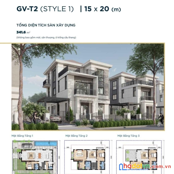 Bán căn góc biệt thự view sông 15x20m grand villas aqua city giá rẻ nhất thị trường.