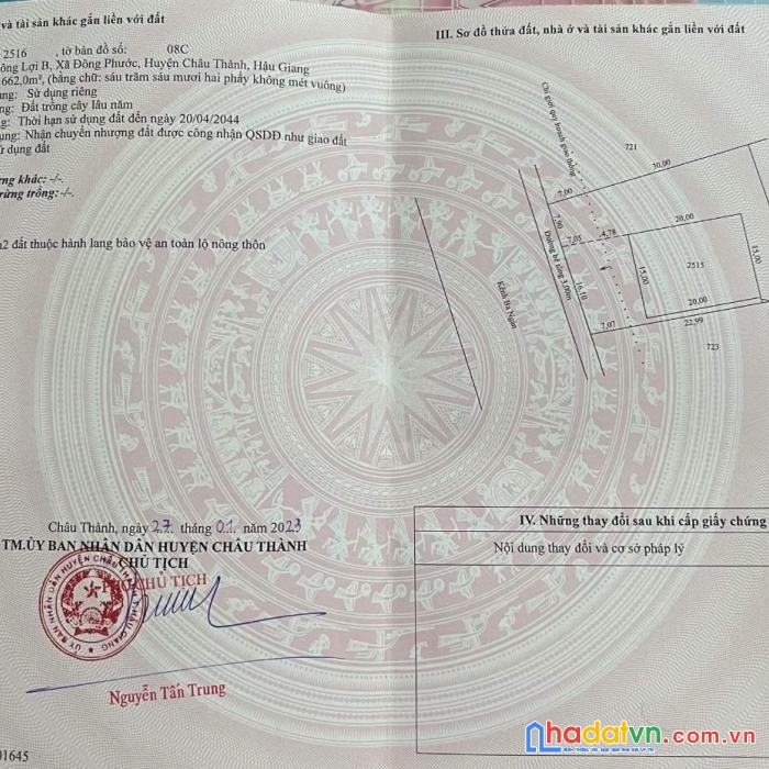 Cần bán gấp  xã đông phước .huyện châu thành. tỉnh hậu giang.tp cần thơ