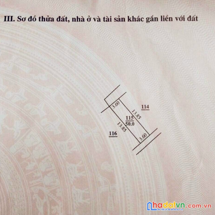 Bán lỗ hơn 1 tỷ đất sổ đỏ chính chủ tại ngõ 8 quang trung, quận hà đông- hà nội