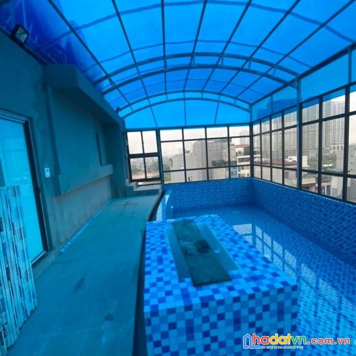 Bán tòa nhà 300m2 9 nổi 1 hầm  500tr/th 88 phòng kép kín kinh doanh cho thuê dòng tiền ở thanh xuân