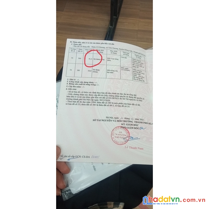 Chính chủ gửi bán đất cổ dương, tiên dương, đông anh, hà nội.  nhinh 1 tỉ oto đỗ cửa