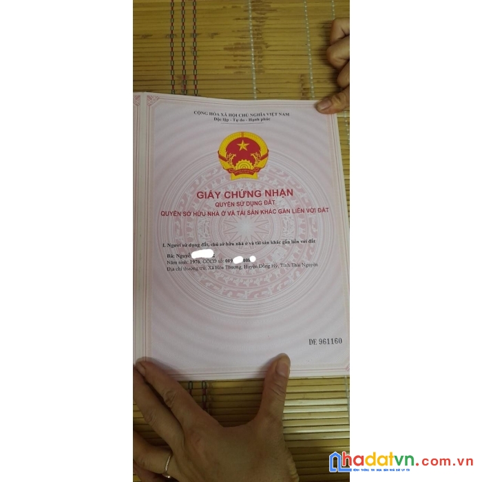 Chính chủ bán gấp đất vị trí đẹp tại phường chùa  hang tp thái nguyên