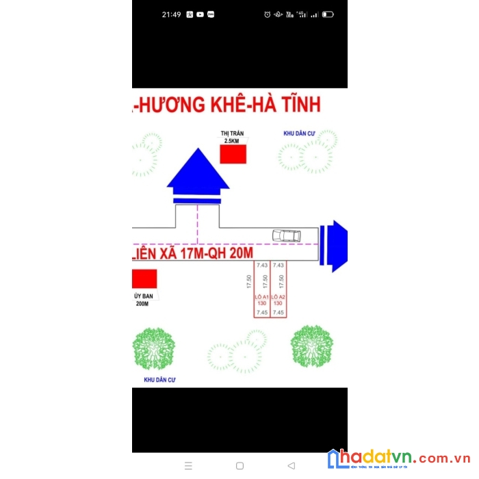Chính chủ cần bán lô đất đẹp giá cắt lỗ chỉ 520tr tại xã hương xuân, hương khê, hà tĩnh