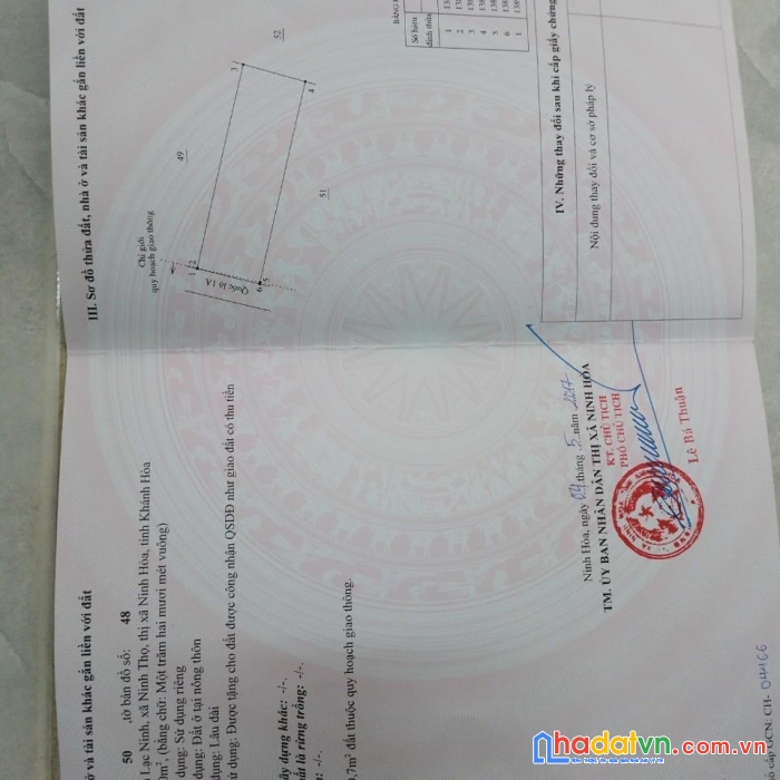 Cho thuê mặt bằng kinh doanh ngã 3 đá bàn, xã ninh thọ, thị xã ninh hòa, khánh hòa