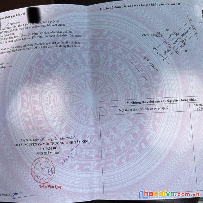 Sở hữu ngay lô đất mặt tiền đường lộ 10, xã thạnh tân, tp tây ninh