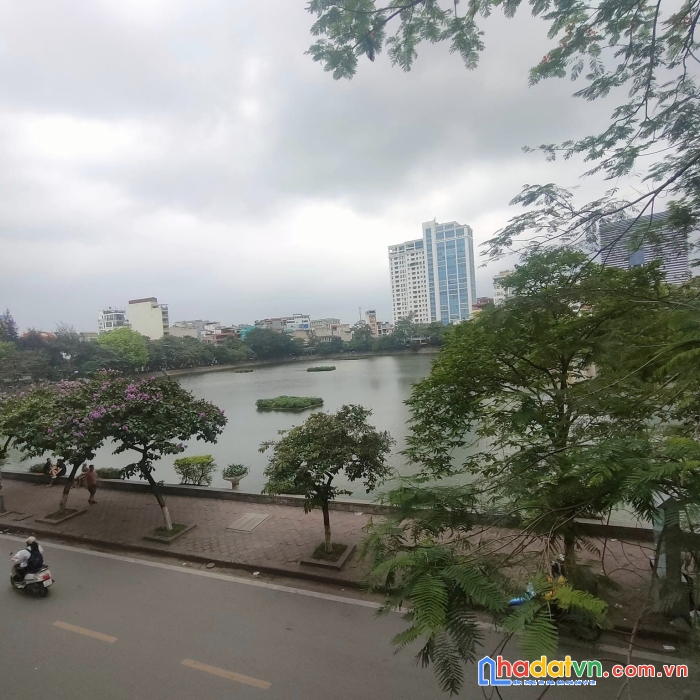 Bán nhà mặt phố hồ đắc di, view hồ, kinh doanh đỉnh, vị trí kim cương, 2 thoáng, 70m2, mt5m, 25 tỷ