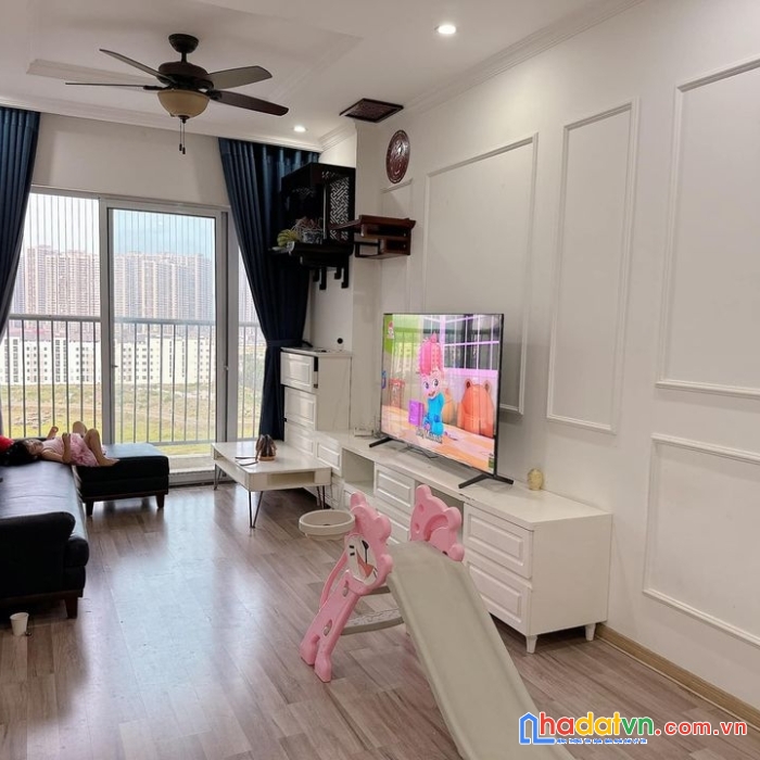 Bán căn hộ chung cư the golden an khánh 32t sổ hồng lâu dài 2 phòng ngủ full nội thất 66m2 ban