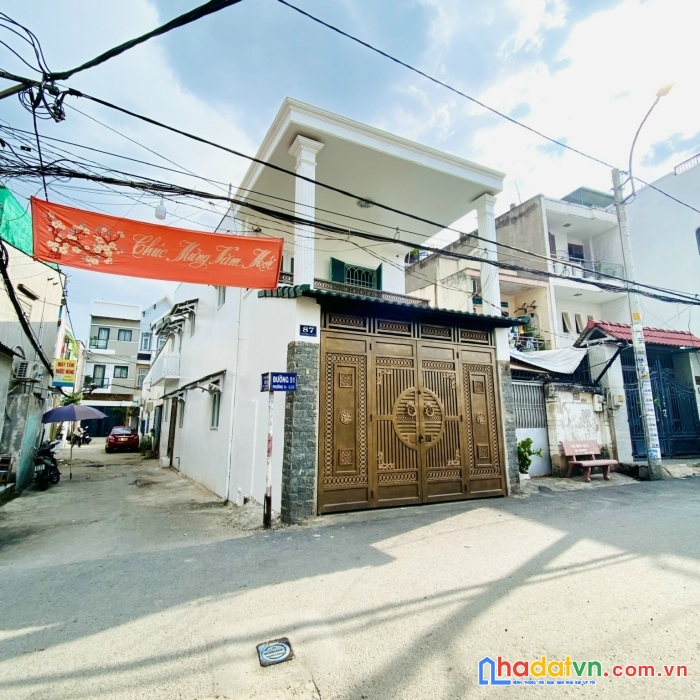 2 trước mặt đường số 51, phường 14 gò vấp 5x16, 2 tầng giá 5,5 tỷ thương lương