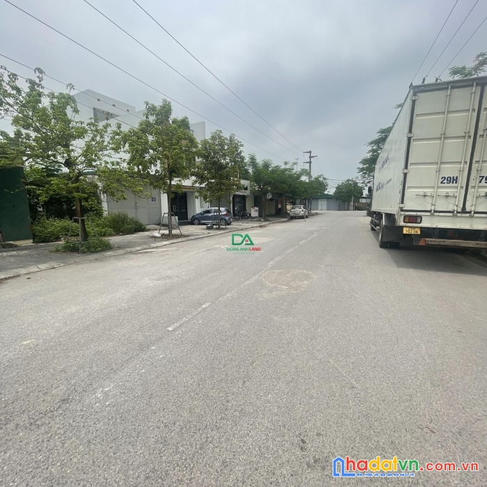 Bán 103m đất đấu giá khu đô thị  nguyên khê đông anh mặt đường 20m kinh doanh