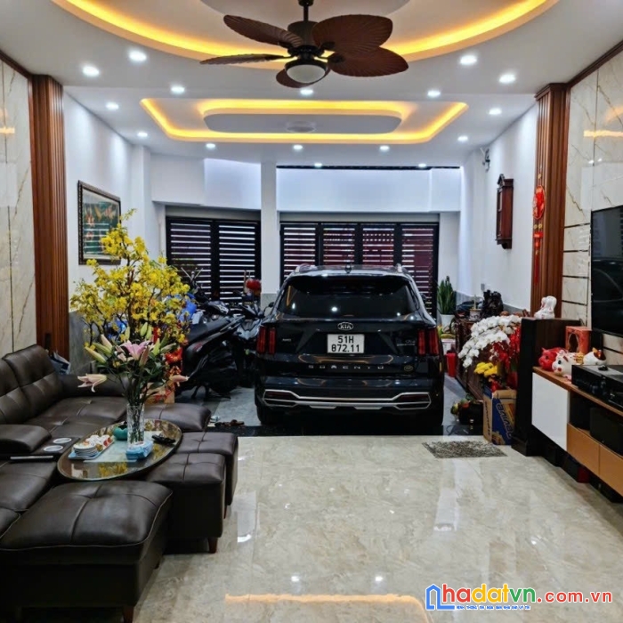 Bán nhà hxh ngay nơ trang long-phan văn trị 5tấm 7x15m full nội thất