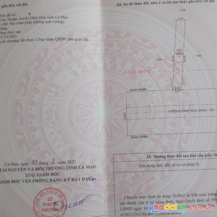 Hot!!! chính chủ bán 4 lô đất liền kề vị trí tại đầm dơi-cà mau