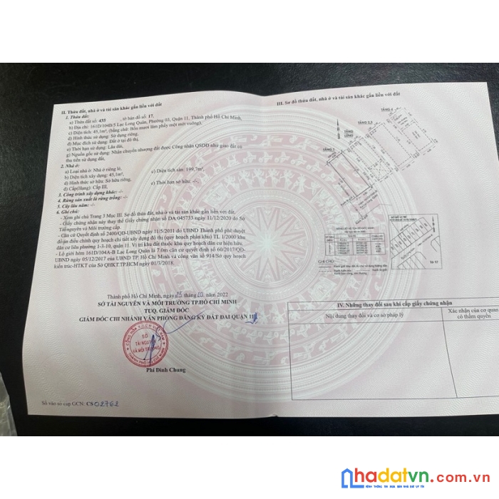 Chính chủ cần bán gấp căn nhà đẹp-gía mềm tại quận 11-tp hcm