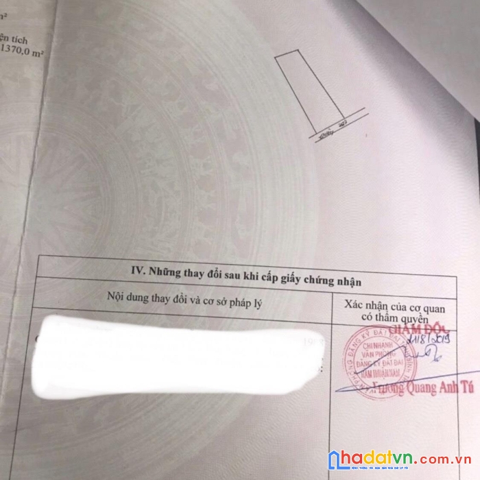 Chính chủ cần bán lô đất tại thôn phú thọ , xã hàm cường, hàm thuận nam, bình thuận