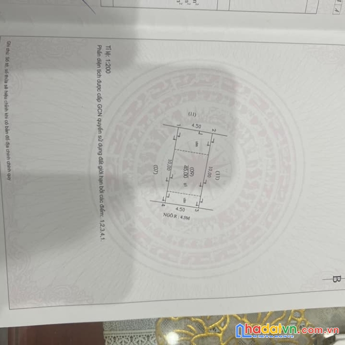 Ngõ 25 dương khuê 45mg, mt: 4.5m, ô tô tránh, kinh doanh