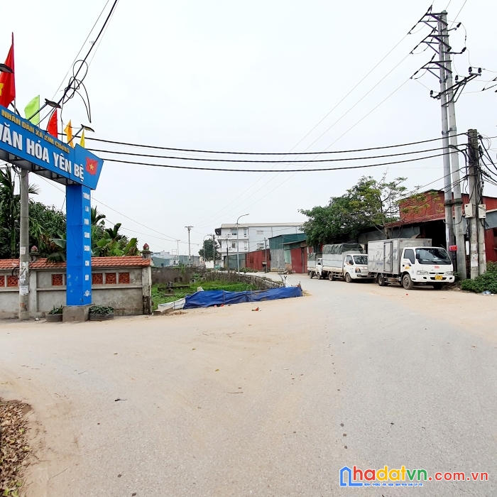 [đất đẹp!!] hơn tỷ có ngay đất kim chung yên bệ ngay ngã tư sơn đồng, diện tích 40.2m2- gọi bắc