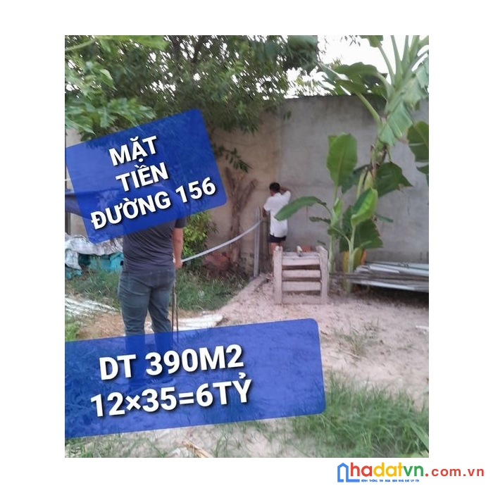 Đất mặt tiền 156 hà duy phiên bình mỹ củ 