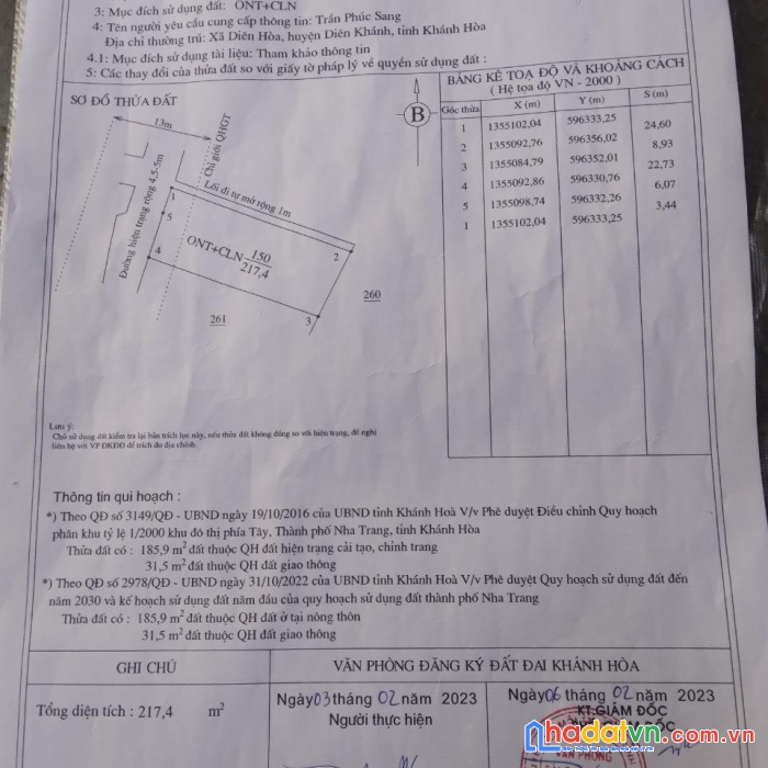 Bán đất tặng nhà giá cực rẻ tại xuân sơn - vĩnh trung - nha trang