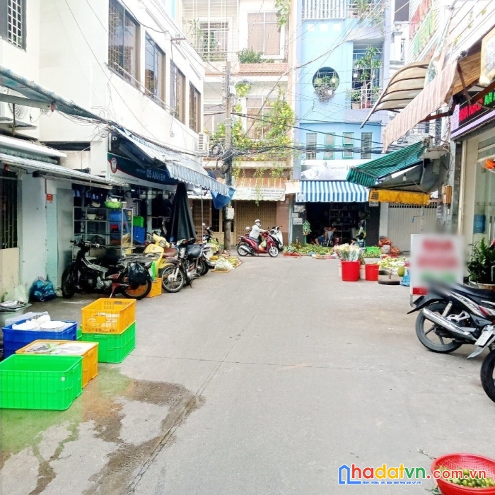 Cho thuê 4 tầng mt trong chợ rạch ông p2 q8. giá 15 triệu