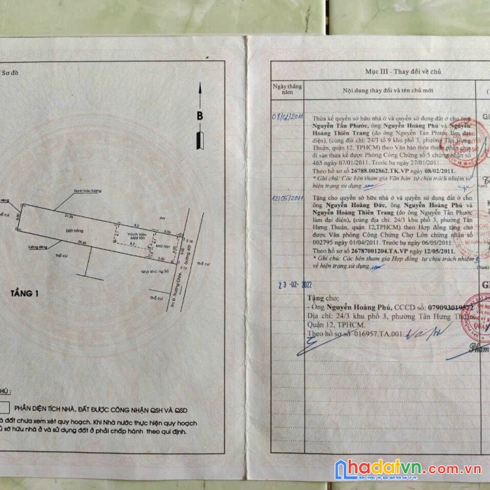 Chính chủ cần bán lô đất vị trí đắc địa tại phường tân hưng thuận, q.12, hồ chí minh