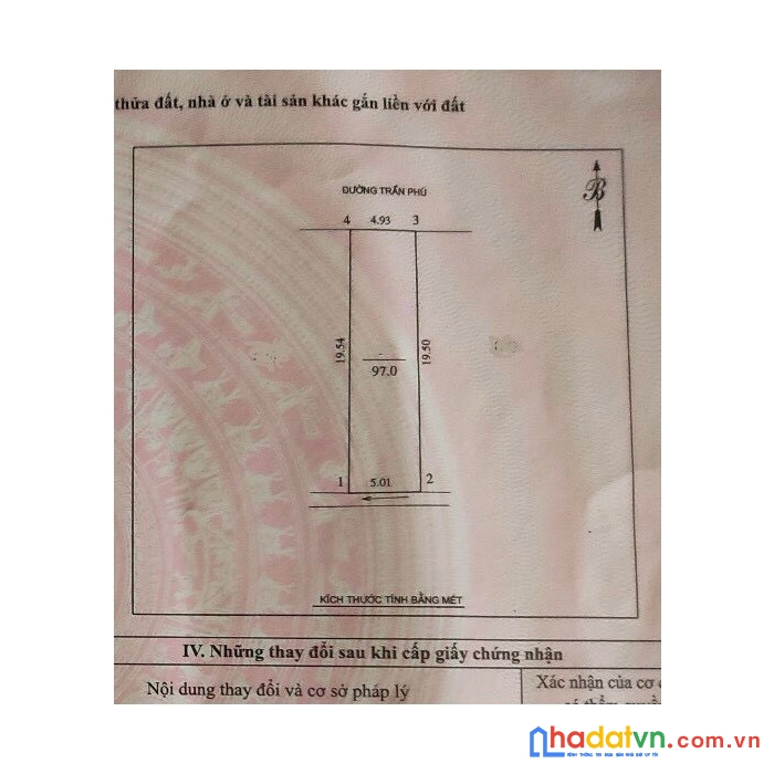 Bán nhà 4 tầng gần 100m2 mặt đường trần phú, tp vinh