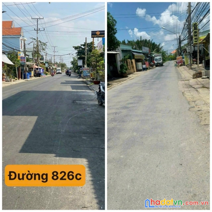 Chính chủ cần bán gấp lô đất có sẵn nhà cấp 4 mặt tiền đường tỉnh 826c