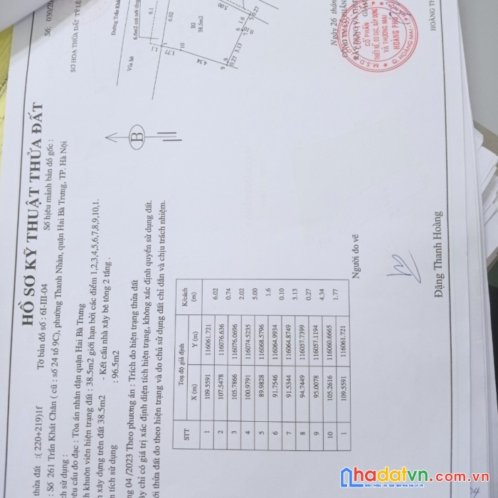 Chính chủ cần bán nhà mặt đường trần khát chân - hai bà trưng - hà nội