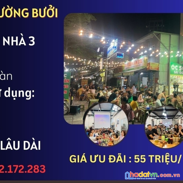 Chính chủ cho thuê nhà 3 tầng mặt phố số 568 đường bưởi, vỉa hè 18m, cho thuê lâu dài