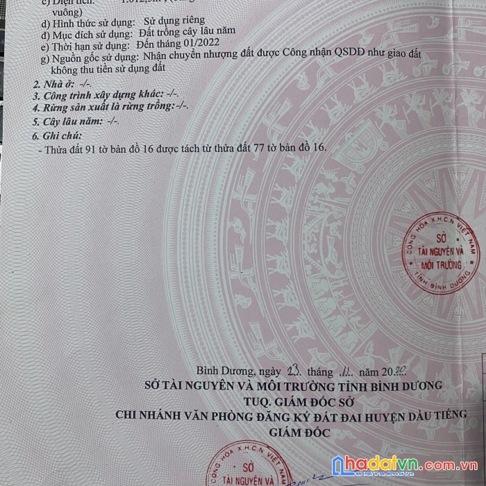 Cần bán nhanh lô đất đẹp, rộng vuông vắn, giá hời tại xã minh hòa, dầu tiếng bình dương