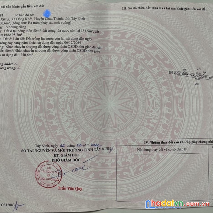 Sở hữu ngay lô đất đẹp tại ấp cầy xiêng, xã đồng khởi, huyện châu thành, tỉnh tây ninh.